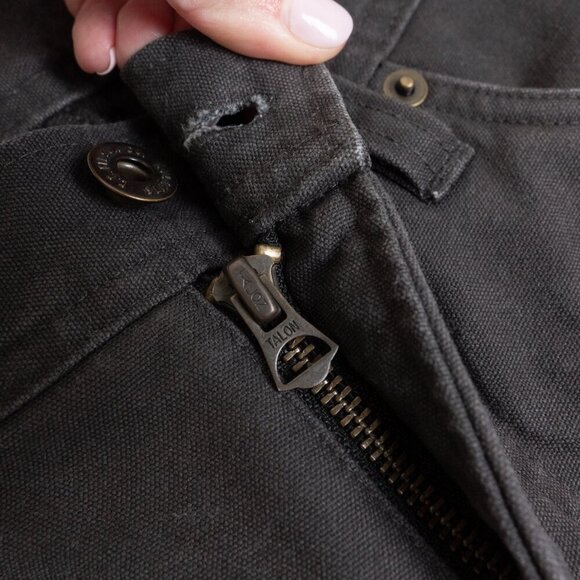 Filson Flannel Lined Dry Tin Pants Mens 30x30 Raven Dark Heavyweight Heritage - Picture 6 of 16